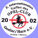 2. Int. Opel-Treffen des Opel-Club Goslar/Harz e.V. (06.09. - 08.09.2002)