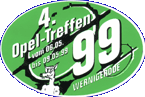 4. Opel-Treffen des OSC Wernigerode (06.05. - 09.05.1999)