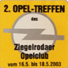 2. Opel-Treffen des Ziegelrodaer Opelclub  (16. - 18.05.2003)